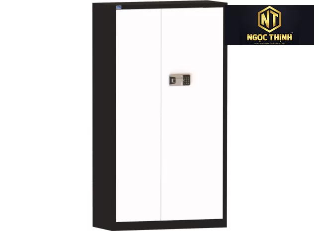 Tủ sắt hồ sơ an toàn màu trắng- cà phê 1 khoang TU09E